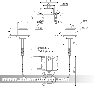 差压变送器图纸