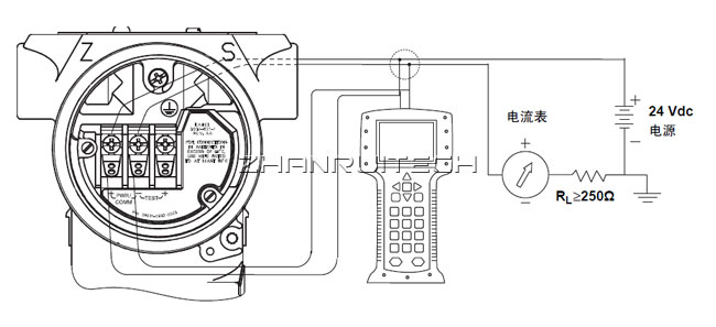 3051智能压力变送器电气接线图