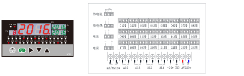 MD824/MD832智能巡检仪接线图