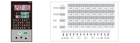 MS824/MS832智能巡检仪接线图